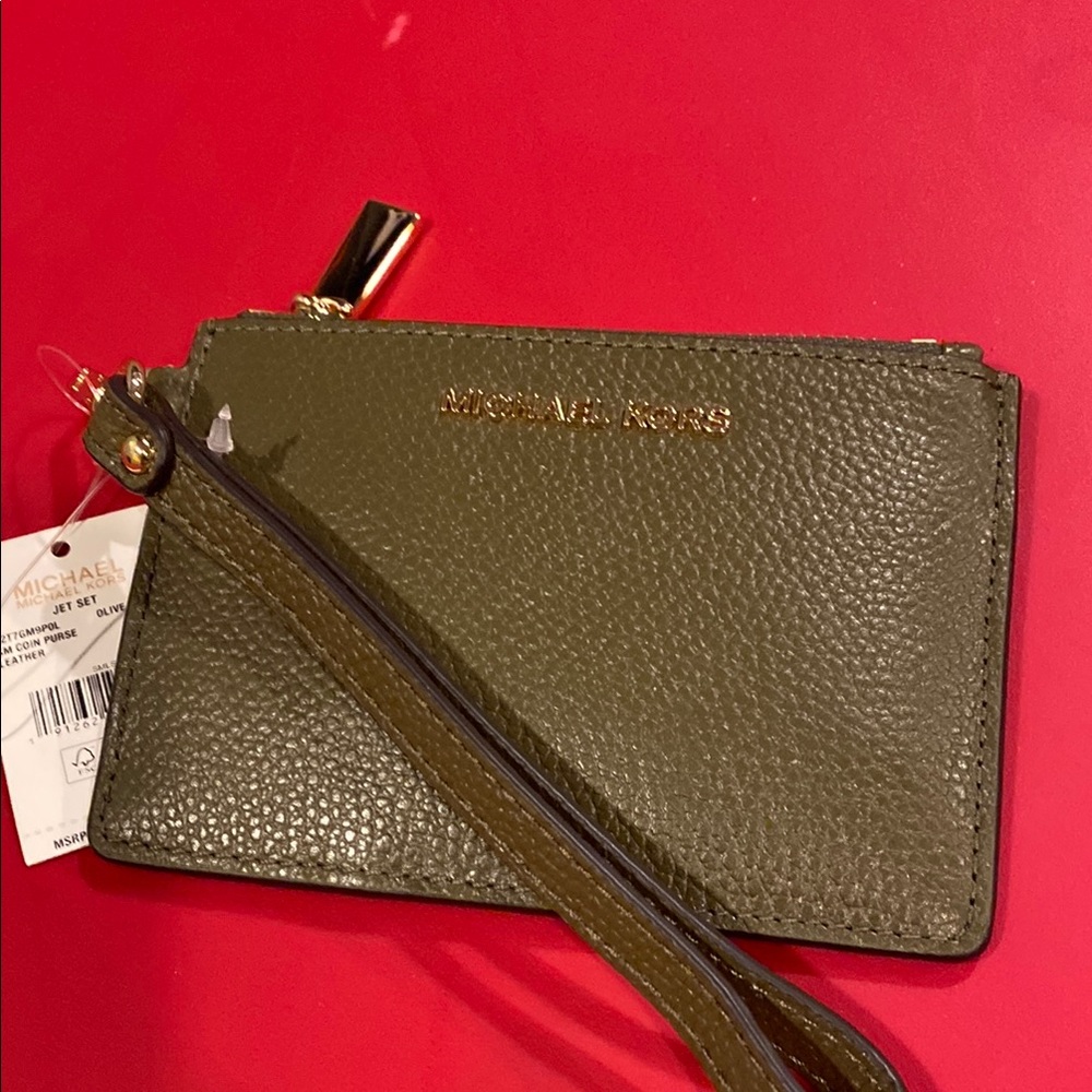Michael Kors Olive Wristlet